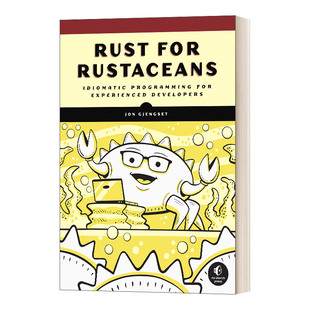 英文版 书籍 Rustaceans 惯用编程 Jon 开发人员 for 面向有经验 进口英语原版 英文原版 Gjengset Rust