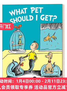 我应该养什么宠物 英文原版 What Pet Should I Get 苏斯博士 精装 Classic Seuss 英文版 进口英语原版书籍
