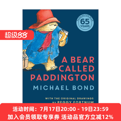 英文原版 A Bear Called Paddington 一只名叫帕丁顿的熊 65周年精装纪念版 英文版 进口英语原版书籍