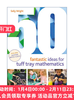 50个带孩子用感官盆学数学的奇思妙想 英文原版 50 Fantastic Ideas for Tuff Tray Mathematics 0-5岁孩子启蒙 进口英语原版书籍