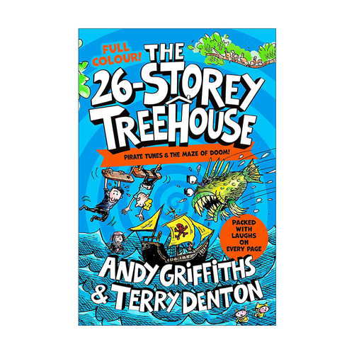 英文原版 The 26-Storey Treehouse 小屁孩树屋历险记 26层的树屋故事 儿童动作冒险章节桥梁书 全彩版 英文版 进口英语原版书籍