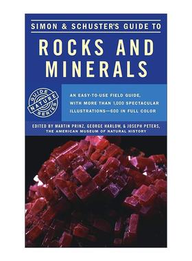 英文原版 Simon & Schuster's Guide to Rocks & Minerals 岩石和矿物指南 西蒙舒斯特 英文版 进口英语原版书籍