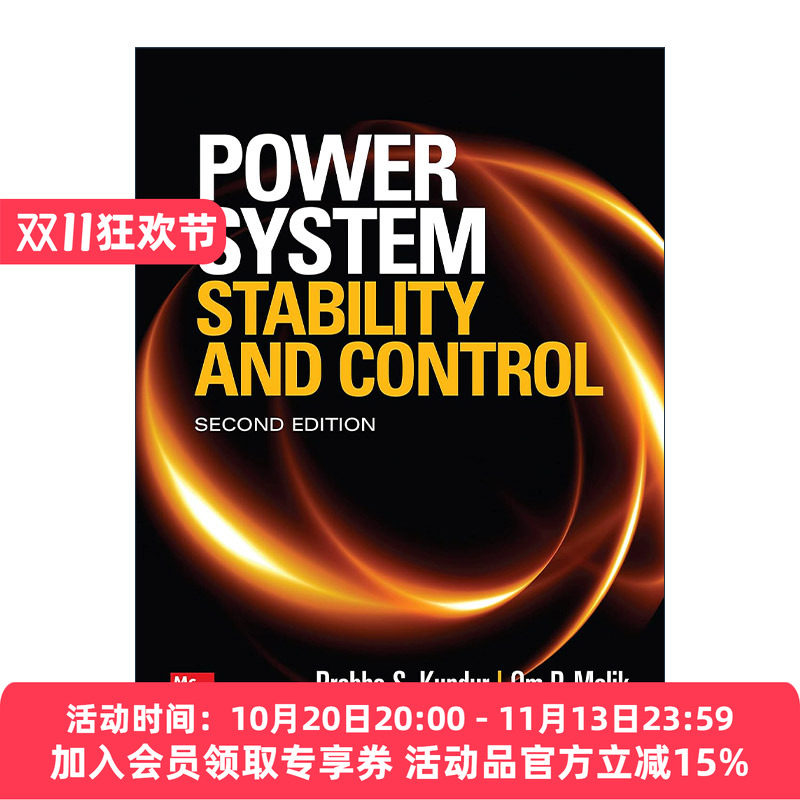 英文原版 Power System Stability and Control 电力系统稳定与控制 精装第2版 英文版 进口英语原版书籍