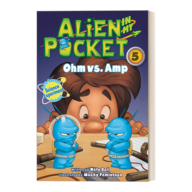 英文原版 Alien in My Pocket 5 Ohm vs. Amp 口袋里的外星人 英文版 进口英语原版书籍