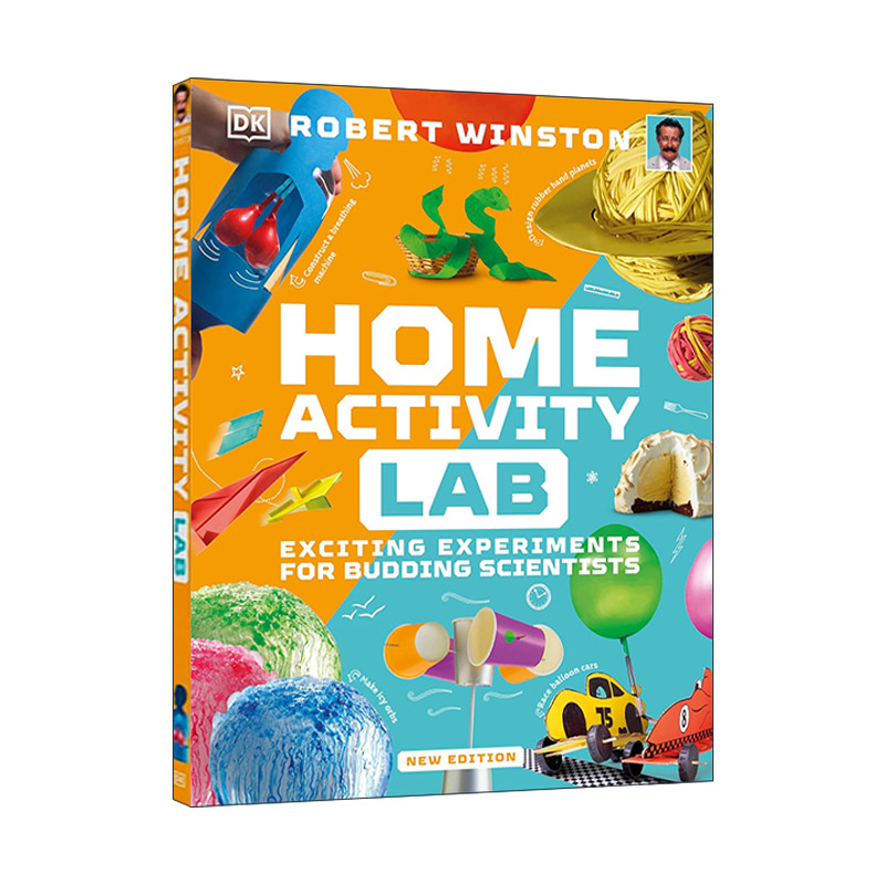 英文原版 DK Home Activity Lab 家庭活动实验室 儿童科学活动指导书 28个实验项目 精装 英文版 进口英语原版书籍