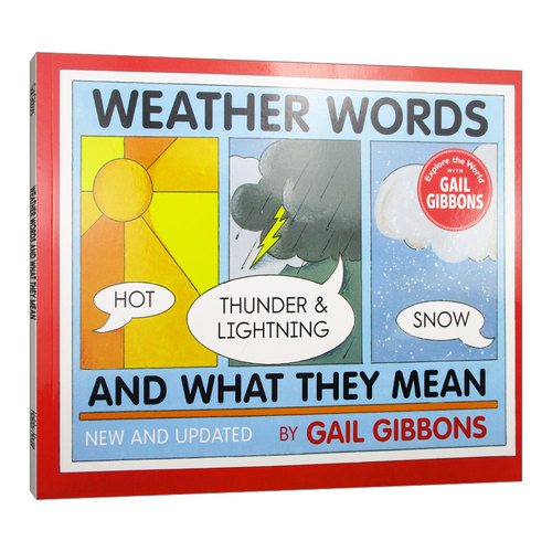英文原版 Weather Words and What They Mean 盖尔吉本斯 关于天气的书 新版 英文版