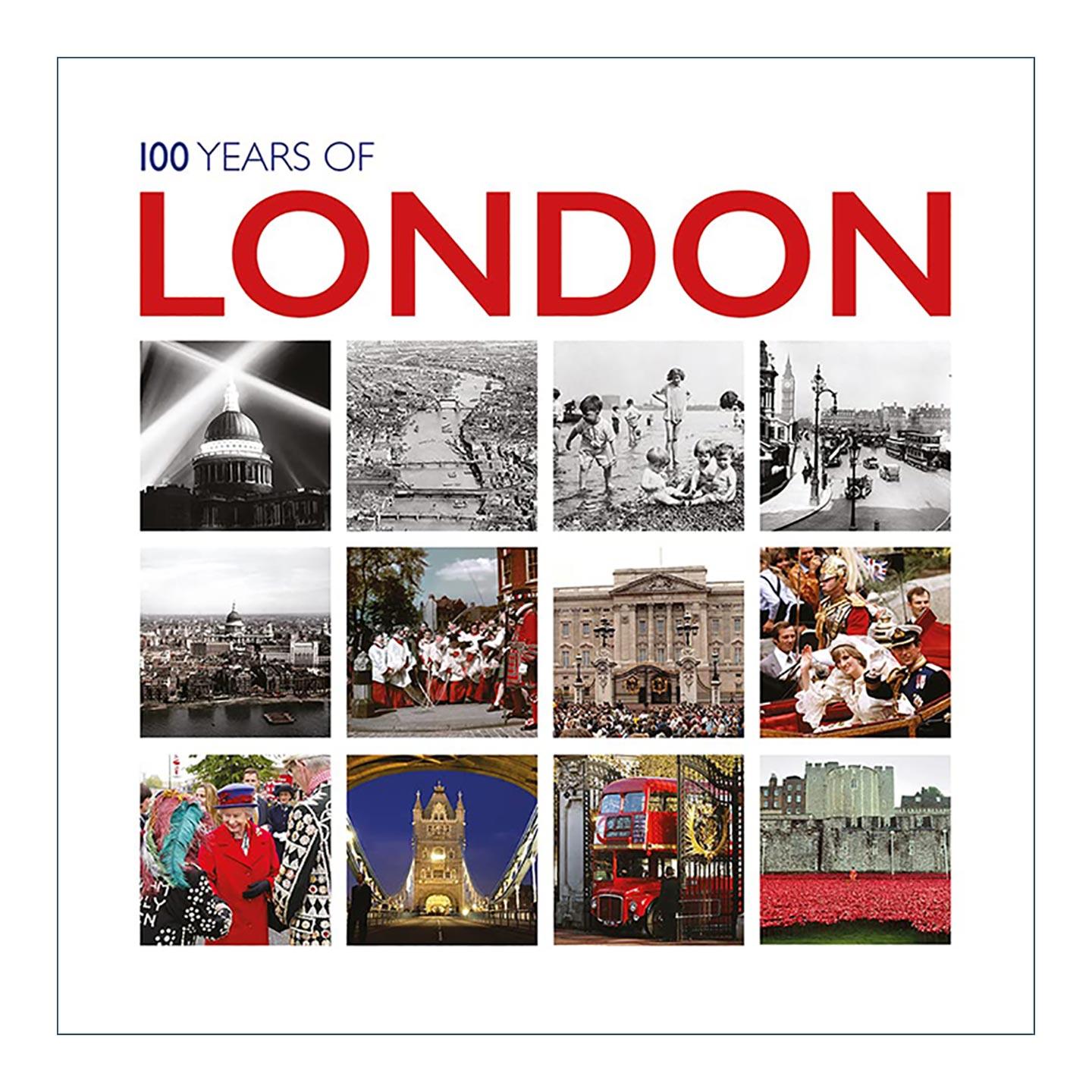 英文原版 100 Years of London 伦敦一百年 英国新闻协会视觉记录档案精装影集 大英博物馆书店同款 英文版 进口英语原版书籍