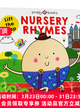 童谣 英文原版绘本 Nursery Rhymes 儿童英语启蒙纸板翻翻书 英文版进口原版书籍 Roger Priddy
