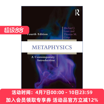 形而上学  英文原版 Metaphysics 当代哲学导论系列 第4版 英文版 进口英语原版书籍