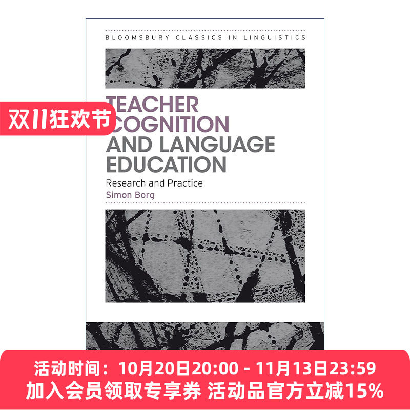 教师认知与语言教育 英文原版 Teacher Cognition and Language Education 语言学经典系列 英文版 进口英语原版书籍