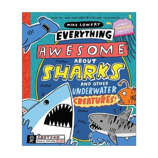About 进口 英文版 Creatures Everything Awesome 学乐百科全书 and Sharks 精装 英文原版 Other 鲨鱼和其他水下生物 Underwater