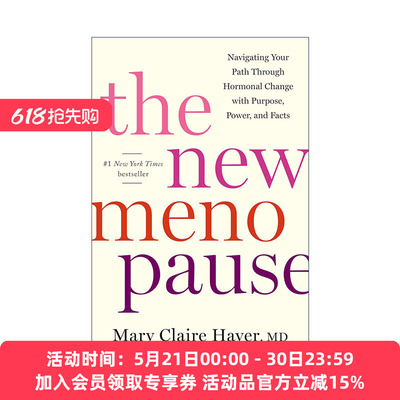 英文原版 The New Menopause 新的更年期 女性健康护理指南 精装 Mary Claire Haver 英文版 进口英语原版书籍