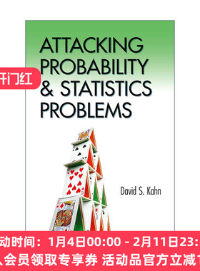 英文原版 Attacking Probability and Statistics Problems 攻击概率和统计问题 数学 David S. Kahn 英文版 进口英语原版书籍