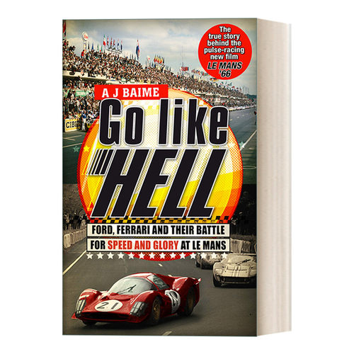 英文原版 Go Like Hell 极速车王 福特与法拉利的传奇对决 英文版 进口英语原版书籍