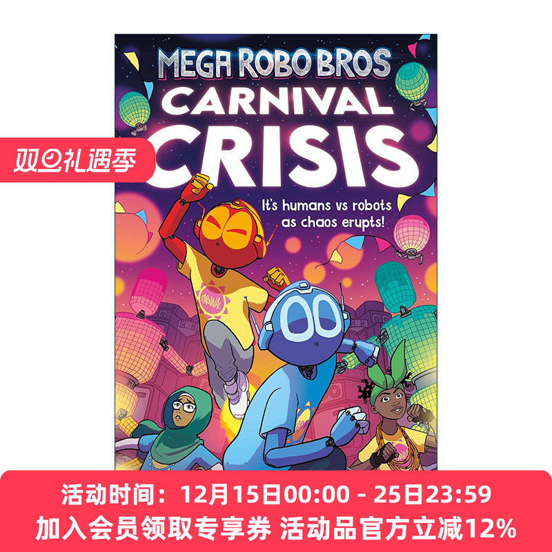 英文原版 Mega Robo Bros 6 Carnival Crisis 超级机器兄弟6 嘉年华危机 Neill Cameron少儿漫画 英文版 进口英语原版书籍