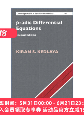 p-adic微分方程 英文原版 p-adic Differential Equations 剑桥高等数学研究系列 精装 英文版 进口英语原版书籍