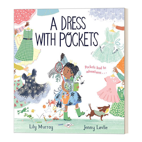 镶满口袋的裙子 英文原版绘本 A Dress with Pockets 英文版 进口英语原版书籍