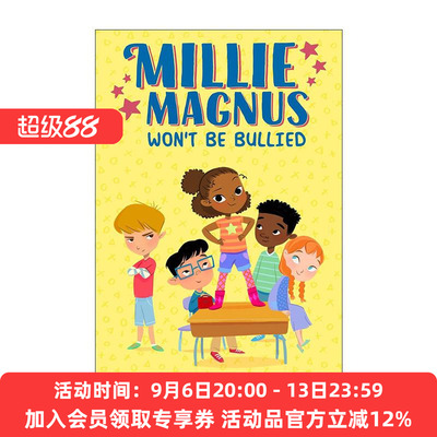 英文原版 Millie Magnus Won't Be Bullied 米莉·马格努斯不会被欺负 儿童章节桥梁故事绘本 Brittany Mazique 进口英语原版书籍
