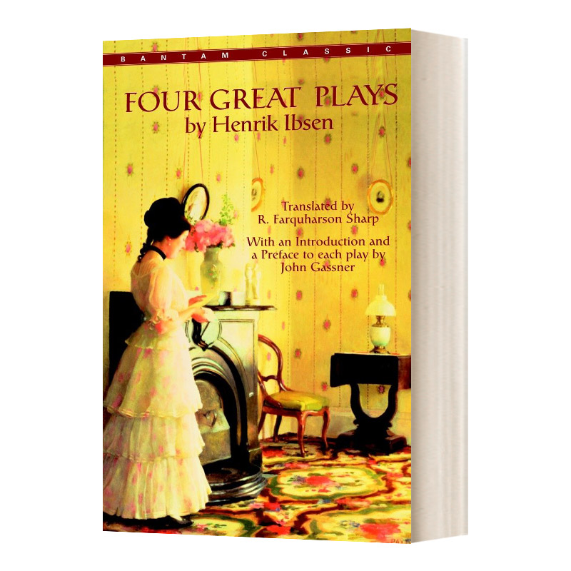 英文原版 Four Great Plays by Henrik Ibsen 易卜生四大戏剧 人民公敌 Bantam Classics 英文版 进口英语原版书籍 书籍/杂志/报纸 文学小说类原版书 原图主图