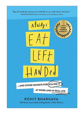 英文原版 Always Eat Left Handed 刻意选择 学会用左手吃饭 第二版 罗希特·巴尔加瓦 英文版 进口英语原版书籍