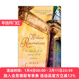 英文原版 Without Reservations 毫无保留 一个独立女性的旅行 传记 Alice Steinbach 英文版 进口英语原版书籍