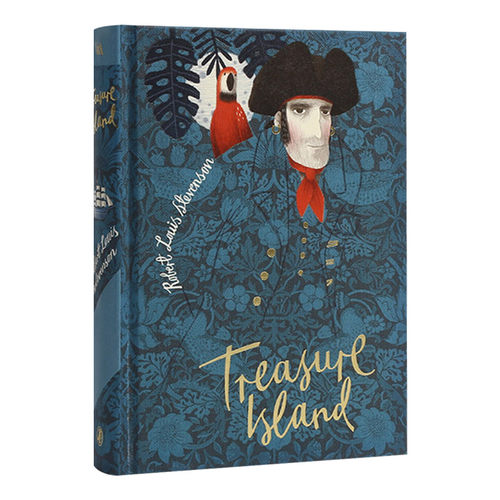 英文原版 Treasure Island 金银岛 V&A收藏系列 puffin 海雀 史蒂文森 精装版青少年课外读物小说 进口英语书籍