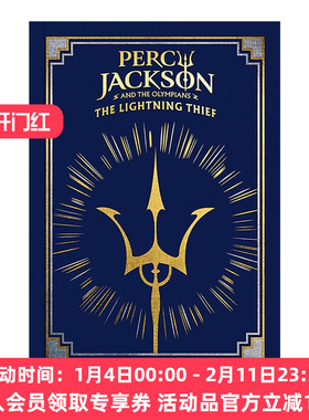英文原版 Percy Jackson and the Olympians The Lightning Thief 波西·杰克逊与神火之盗 精装插画布面收藏版 进口英语原版书籍