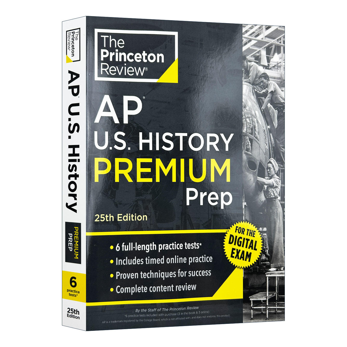 英文原版 Princeton Review AP U.S. History Premium Prep 普林斯顿评论AP美国历史 增值版 含线上题库 2026 第25版 进口书籍