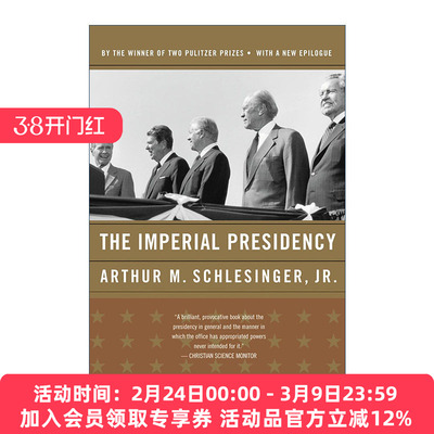 英文原版 The Imperial Presidency 帝王式总统 普利策奖得主小阿瑟·施莱辛格 英文版 进口英语原版书籍