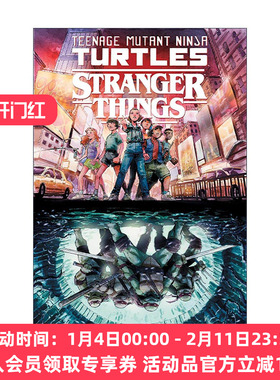 忍者神龟 怪奇物语 英文原版 Teenage Mutant Ninja Turtles x Stranger Things IDW漫画 英文版 进口英语原版书籍