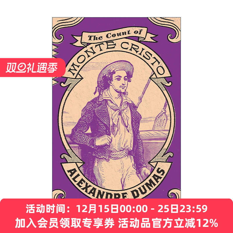英文原版 The Count of Monte Cristo Vintage Classics 基督山伯爵 Alexandre Dumas大仲马 英文版 进口英语原版书籍