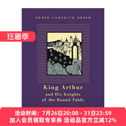 亚瑟王和圆桌骑士  英文原版 King Arthur and His Knights of the Round Table 企鹅人人图书馆儿童经典系列 精装 英文版进口书籍
