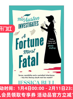 英文原版 A Fortune Most Fatal 奥斯汀小姐探案2 畅销悬疑浪漫喜剧 Jessica Bull 英文版 进口英语原版书籍