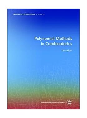 英文原版 Polynomial Methods in Combinatorics 组合学中的多项式方法 Larry Guth 英文版 进口英语原版书籍