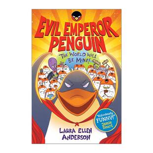 英文原版 Evil Emperor Penguin the World Will Be Mine 邪恶皇帝企鹅 世界将属于我 儿童漫画 英文版 进口英语原版书籍
