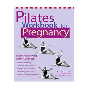 英文原版 Pilates Workbook for Pregnancy 孕期普拉提练习册 英文版 进口英语原版书籍