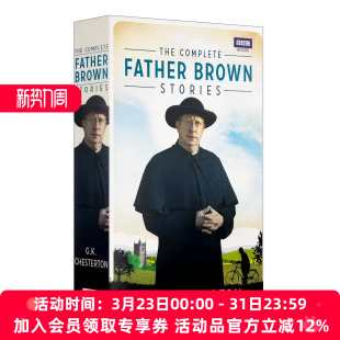 英文版 书籍 Father 布朗神父探案集 影视封面版 Stories Complete Brown 进口英语原版 英文原版 G.K.切斯特顿 小说