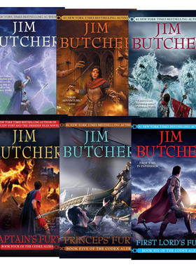 英文原版 Codex Alera 阿莱拉法典系列1-6册 奇幻小说 巫师神探作者Jim Butcher 英文版 进口英语原版书籍