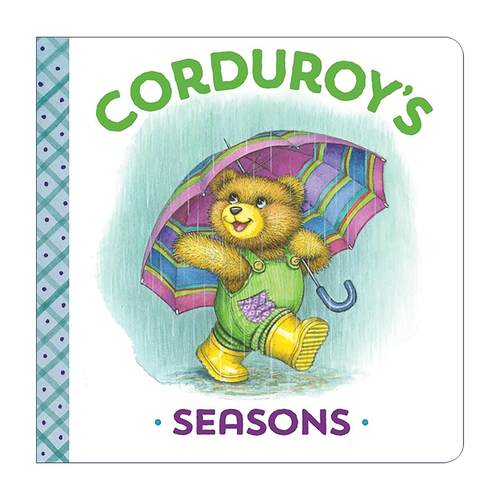 英文原版 Corduroy's Seasons 小熊可杜罗的季节 小熊可可 儿童经典启蒙认知绘本 纸板书 英文版 进口英语原版书籍