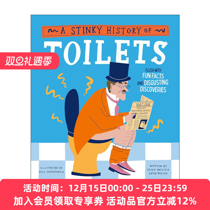 英文原版 A Stinky History of Toilets 古怪历史 关于马桶的臭臭历史 精装 英文版 进口英语原版书籍