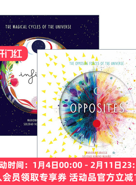英文原版 Cycles of the Universe 揭示万物系列2册 儿童精装自然科普绘本 Soledad Romero Marino 英文版 进口英语原版书籍