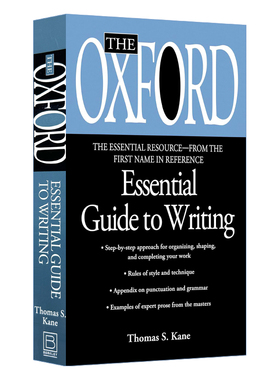 牛津英语写作指南 英文原版 英语写作The Oxford Essential Guide to Writing可搭onwritingwell单词的力量Word Power Made easy