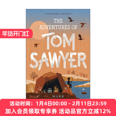英文原版 The Adventures of Tom Sawyer 汤姆索亚历险记 Children's Signature Classics系列 英文版 进口英语原版书籍