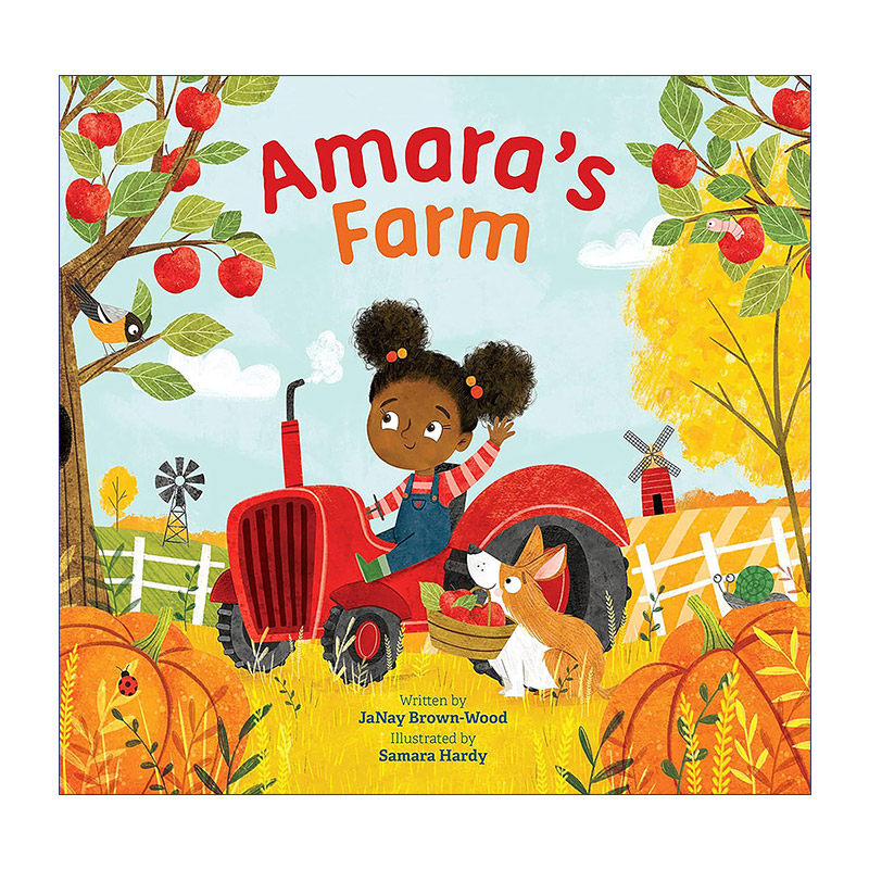 阿玛拉的农场 英文原版 Amara's Farm Where In the Garden 花园在哪里系列 儿童科普百科精装绘本 Samara Hardy 进口英语原版书籍