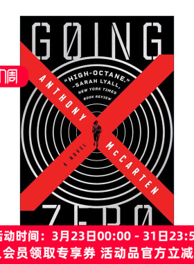 英文原版 Going Zero 归零 推理惊悚小说 Anthony McCarten 奥斯卡提名编剧 英文版 进口英语原版书籍