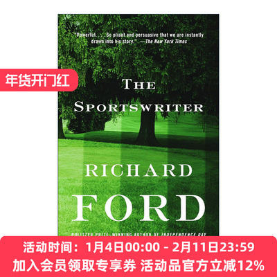体育记者  英文原版 The Sportswriter Bascombe Trilogy 01 巴斯科姆三部曲 石泉城作者 普利策奖得主Richard Ford 进口英语书籍