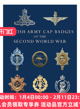 二战英国军帽徽章  英文原版 British Army Cap Badges of the Second World War 历史艺术图册 英文版 进口英语原版书籍