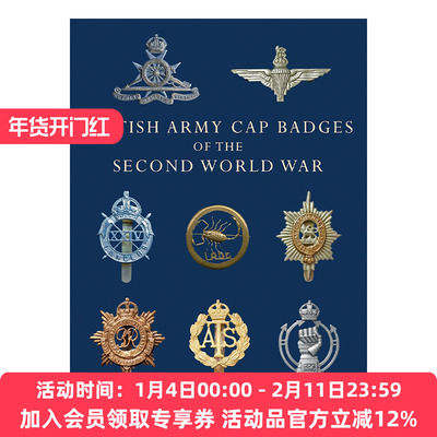 二战英国军帽徽章  英文原版 British Army Cap Badges of the Second World War 历史艺术图册 英文版 进口英语原版书籍