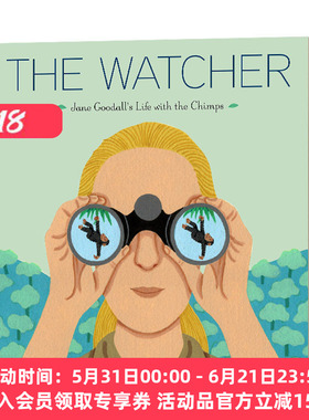 英文原版 The Watcher 一位观察者 精装 英文版 进口英语原版书籍 观察者 珍·古道尔和黑猩猩在一起的生活