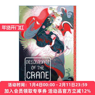 鹤的后裔  英文原版小说 Descendant of the Crane 插画师阮菲菲 中国风 奇幻故事 英文版 进口英语原版书籍